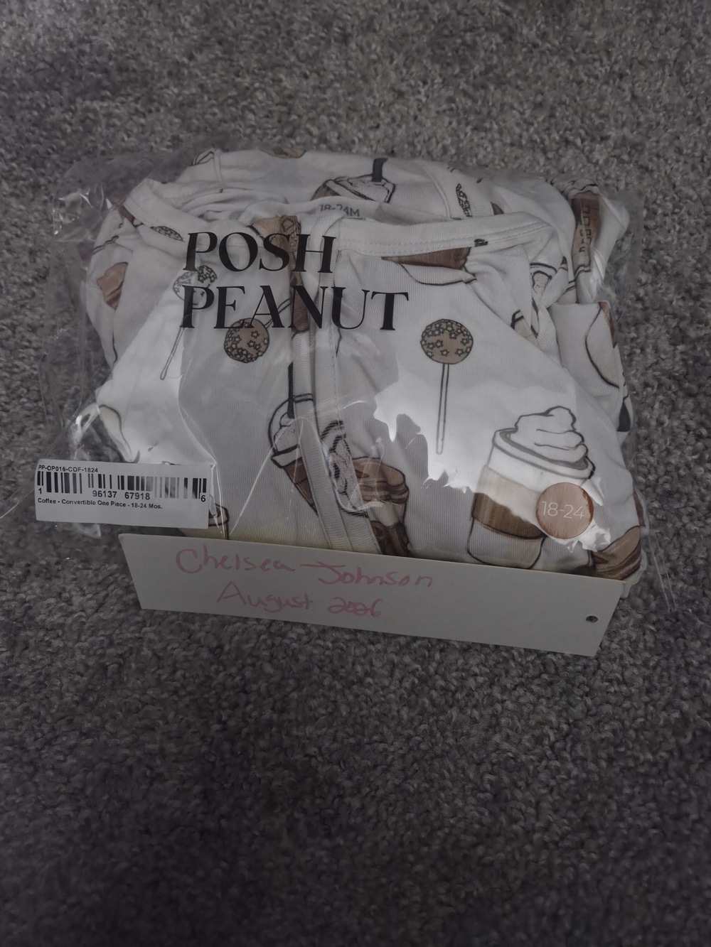 Posh Peanut Coffee Romper
